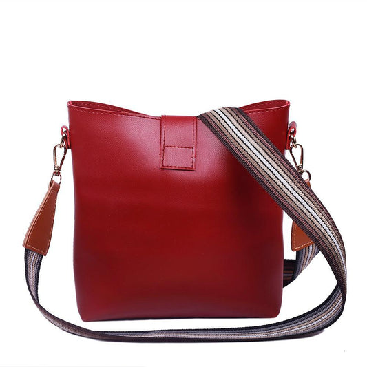 Simba Crossbody Leather bag Maroon