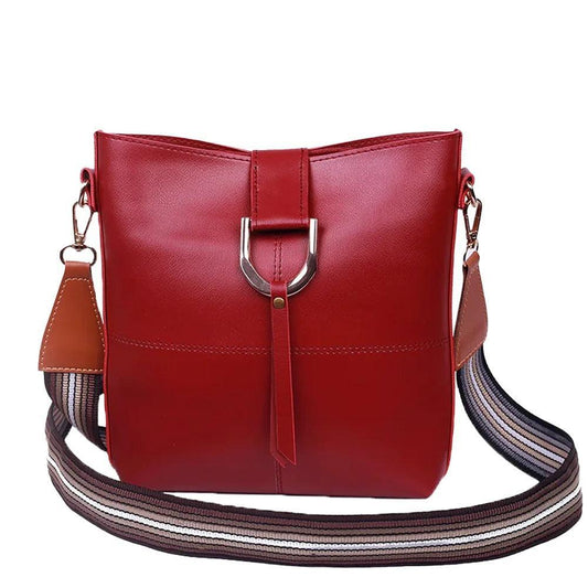 Simba Crossbody Leather bag Maroon